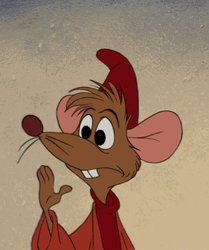 Adorable Mouse Jaq Waving Goodbye GIF