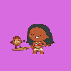 Adorable Pet Moana Disney Movie GIF