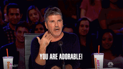 Adorable Simon Cowell America's Got Talent GIF