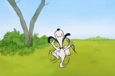 Adorable Snoopy Cupid Target GIF