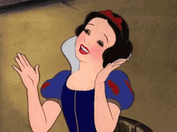 Adorable Snow White Clapping