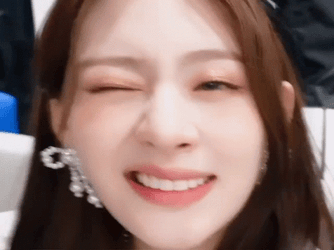 Adorable Stayc Seeun Winking GIF