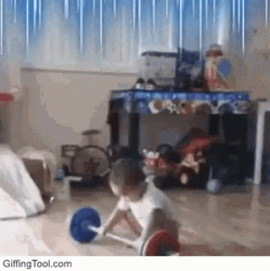 Adorable Super Saiyan Baby GIF