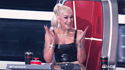 Adorable Surprised Gwen Stefani The Voice GIF