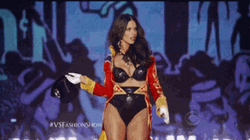 Adriana Lima's Sexy Catwalk GIF