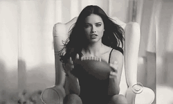 Adriana Lima Spinning Rugby Ball GIF