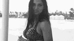 Adriana Lima Turning Around GIF