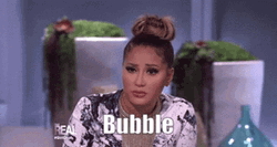 Adrienne Bailon Come On Bubble  GIF