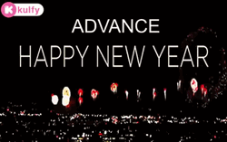 Advance Happy New Year Text GIF