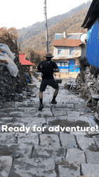 Adventure Hiking Man Ready To Go GIF