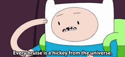 Adventure Time Finn Hickey Bruises GIF