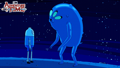 Adventure Time Poster Finn And Jake Hugging GIF