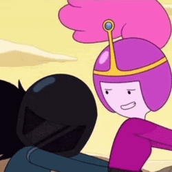 Adventure Time Princess Bubblegum Wink GIF