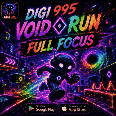 Advertisement For Digi 995 Void Run Full Focus With Robot GIF