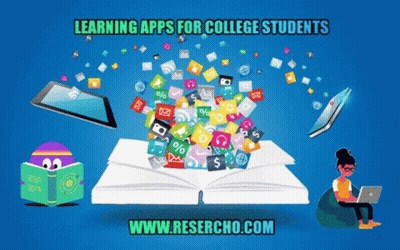Advertisement For Learning Apps With Icons From Book GIF