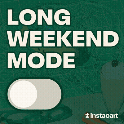 Advertisement For Long Weekend Mode With Swimming Pool GIF