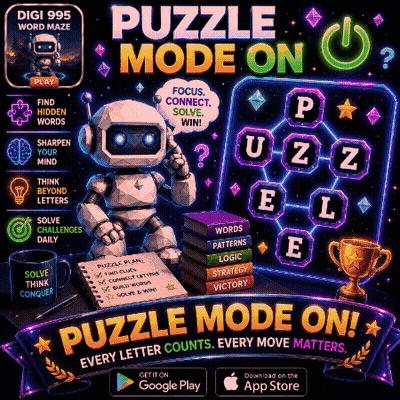 Advertisement For Puzzle Mode Robot GIF