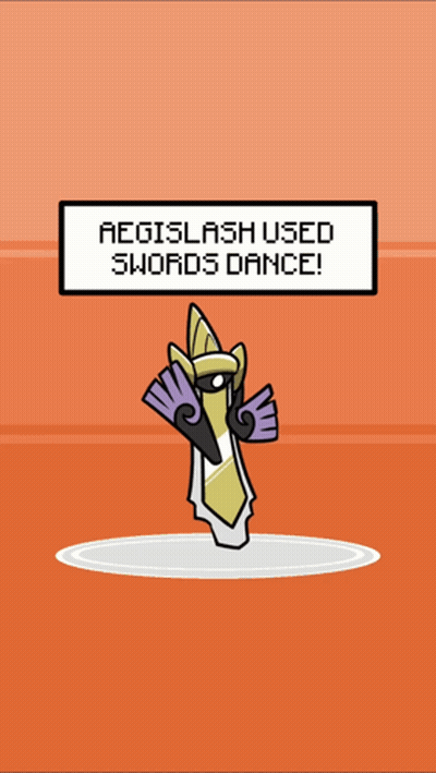 Aegislash Used Swords Dance Written On A Sign GIF