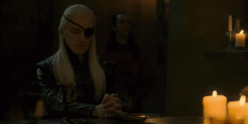 Aemond Targaryen Sitting GIF