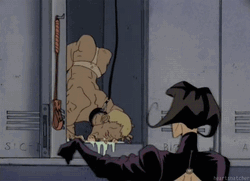 Aeon Flux Feeding Butter GIF