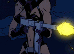 Aeon Flux Shooting GIF