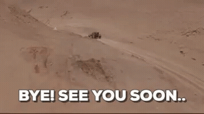 Aerial Desert View Bye See You Soon GIF