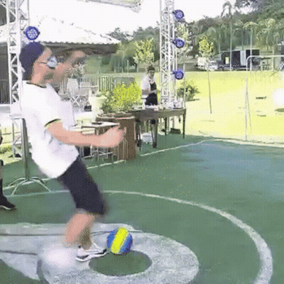 Aerial Dome With Face GIF