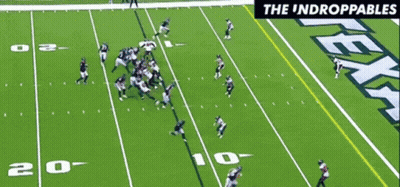 Aerial Football Field With The Indroppables GIF