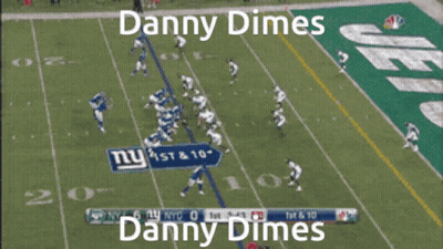 Aerial View Football Field Danny Dimes GIF