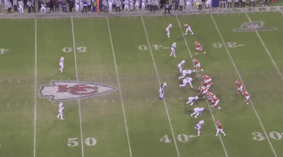 Aerial View Of Chiefs Football Game On Sideline GIF