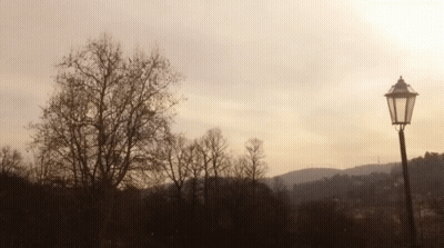 Aerial View Of City And Bridge GIF