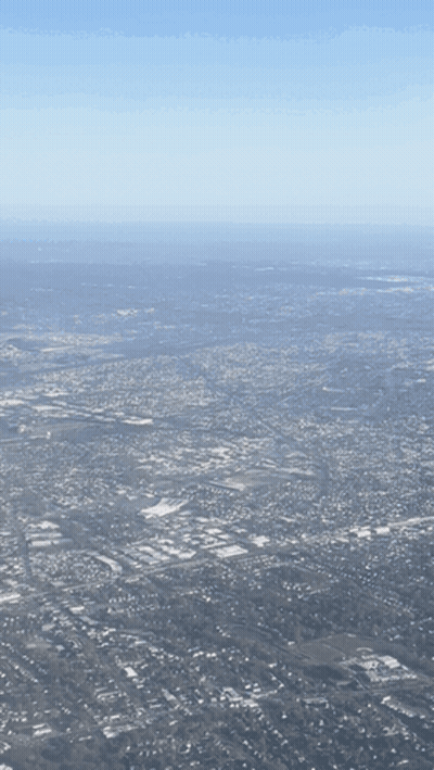 Aerial View Of City And Surroundings GIF