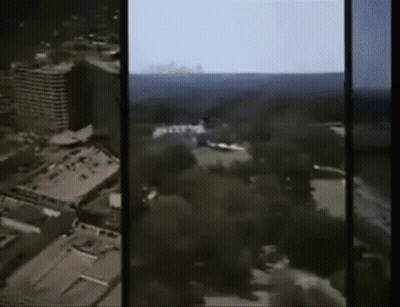 Aerial View Of City Buildings GIF