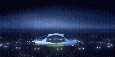 Aerial View Of Stadium With Lights GIF