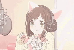 Aesthetic Anime Girl Dj Maekawa Miku GIF