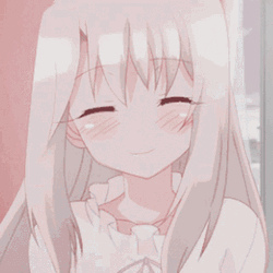 Aesthetic Anime Girl Illyasviel Von Einzbern GIF