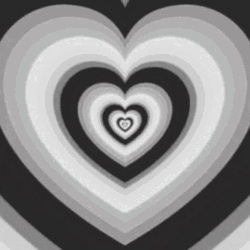 Aesthetic Background Black And White Heart GIF