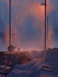 Aesthetic Background In The Peaceful Night GIF