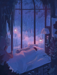 Aesthetic Background Rainy Day GIF
