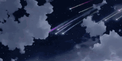 Aesthetic Background Shooting Stars GIF
