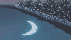 Aesthetic Background Silent Moon GIF