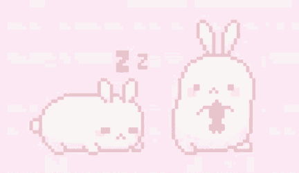 Aesthetic Bunny GIF