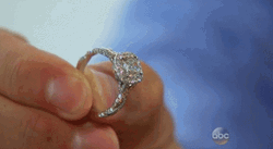 Aesthetic Diamond Wedding Ring GIF