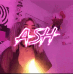 Aesthetic Girl Ash GIF