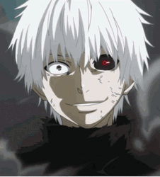 Aesthetic Kaneki Glitch GIF