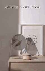 Aesthetic Minimalist Room Mirror With Frame GIF