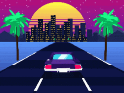 Aesthetic Road Trip GIF