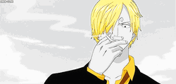 Aesthetic Shot Of Sanji Smoking GIF