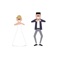 Aesthetic Wedding Dance Of Couple GIF