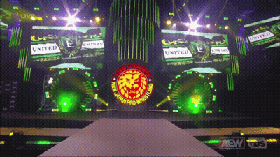 AEW TBS Live Broadcast Of United Empire Pro Wrestling GIF
